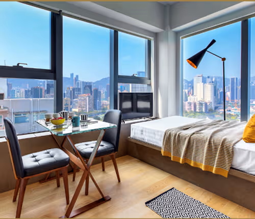 Studio apartment at Victoria Harbour Residences, Hong Kong