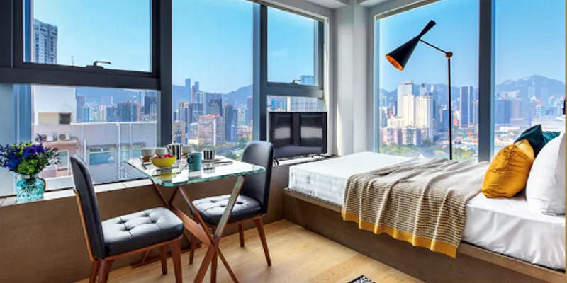 Studio apartment at Victoria Harbour Residences, Hong Kong