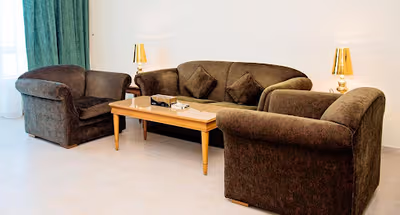 Living area - 1 bed apartment