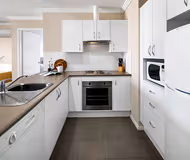 Simplistic living area in Quest Wollongong