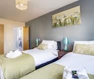 Luxury bedroom at Mica Point City Centre