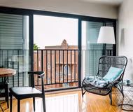 Living room - 1 bed apartment