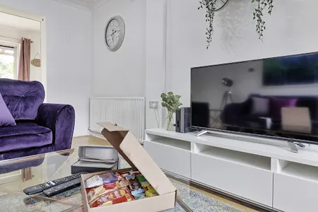 Living area at Brickdale House