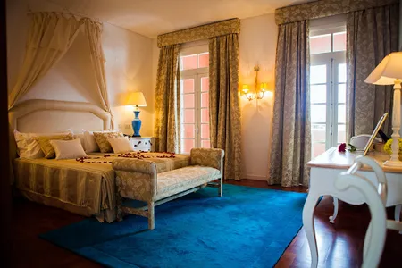 Luxury bedroom at Rua Travessa Pereira D'eça Street Apartment