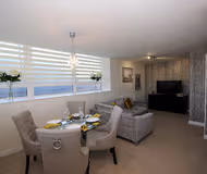 Living room at Skyline House