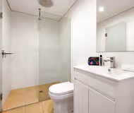 Simplistic living area in Quest Portland