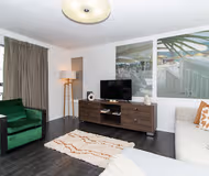 Bright living area at Boundary Road Serviced Apartments