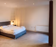 Bedroom at Grattan Street Apartment