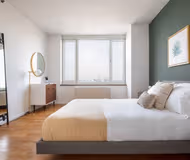 Luxury bedroom at West 42nd Street Furnished Apartment, Manhattan