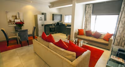 living space at Atholl Oaklands Street Apartment