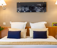 Luxury bedroom at la Defense le Parc Serviced Apartment, Champs Elysees