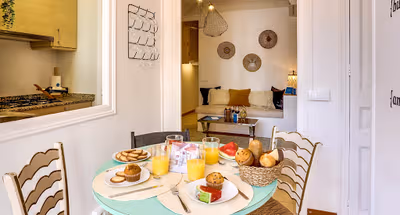 Dining space at Rosemarine II