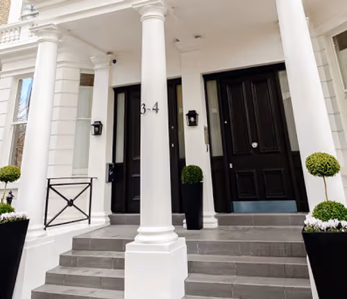 Exterior of LAK Apartments