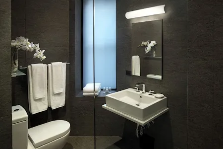 Luxury bathroom at West 44th Street Furnished Apartment