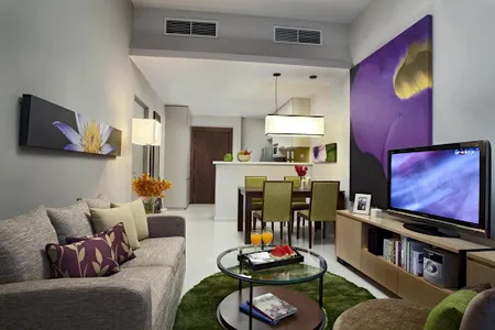 Simplistic living area in Somerset Kuala Lumpur