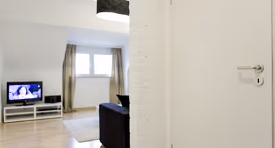 living space at Villa Medici