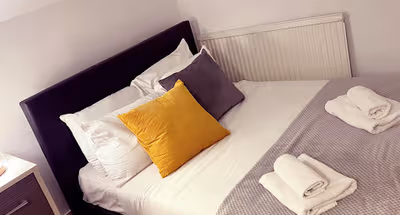 Bedroom at Abbey Road Serviced Apartment
