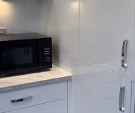 Kitchen at Lakeside Two Bed Luxury Flat No Parties No Events
