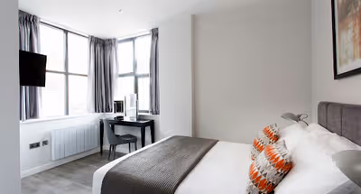 Bedroom at 7Zero1 Apartments on South 5th Street