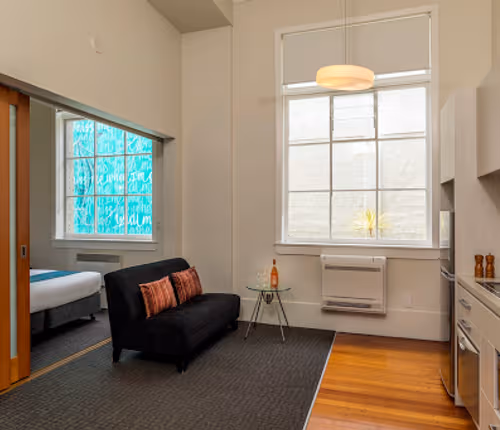 living space at Quest Napier