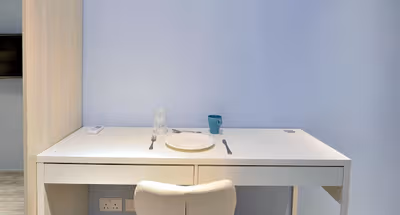 Dining area at Mercer Street Apartments, Hong Kong