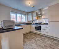 Fully equipped kitchen at Modern 4 Bedroom Apartment
