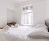 Railway cottage in the city