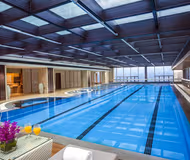 Pool side at Somerset Yangtze River Chongqing