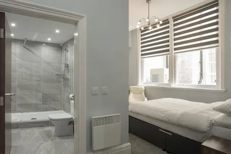 Bathroom at 42 Castle Street Apartments in Liverpool City