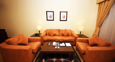 Bright living area at Mankhool Street Residency Serviced Apartments, Bur Dubai
