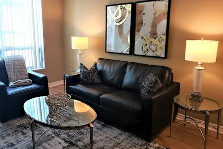 Living room at QWest