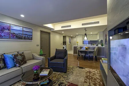 Comfy living area at Ascott Sentral Kuala Lumpur