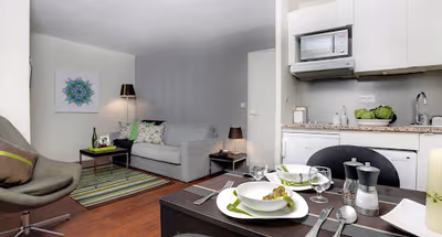 Living area at Part-Dieu Lyon