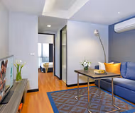 Simplistic living area in Citadines Sukhumvit 11 Bangkok