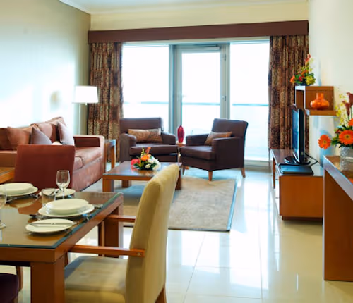 Dining space at Sheikh Zayed Road Residences Serviced Apartments, Sheikh Zayed Road
