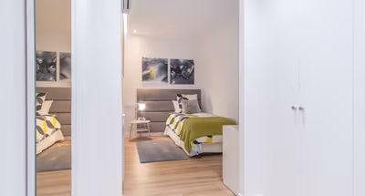 Single bed bedroom at Splendom Housing Ortega y Gasset