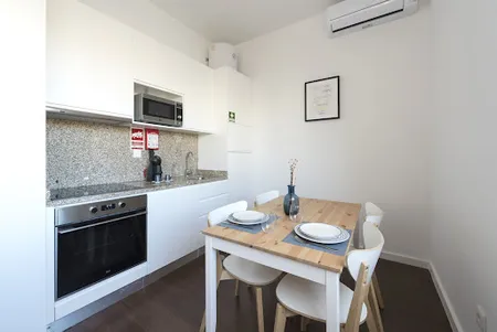 Fully equipped kitchen at Boavista Roundabout - 2 People Apartment