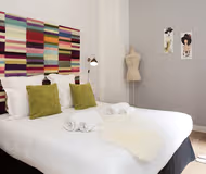 Master bedroom at SENTIER SERVICED APARTMENT