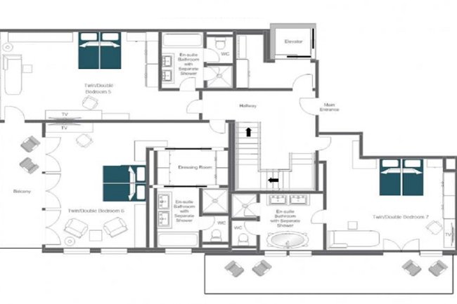 EXCEPTIONAL PENTHOUSE IN PRIME LOCATION-CENTRAL ZERMATT