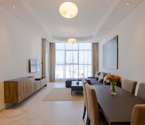Living area at Beirut Street Serviced Apartments