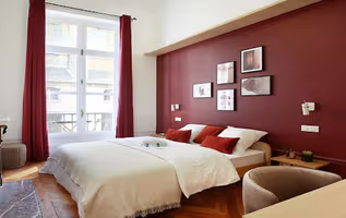 SUMPTUOUS IN EVERY SENSE WITH LARGE FRENCH WINDOWS-PERCHED NEXT TO LE LOUVRE