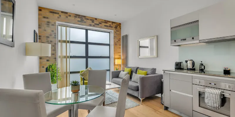 Dining space at Regent's Park Serviced Apartments by MySquare