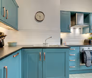 Fully equipped kitchen at Dean Apartments Newcastle City Centre