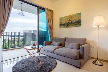 Bright living area at Gateway Drive Residences, Jurong