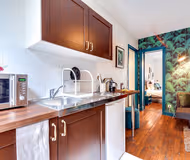 Fully equipped kitchen at Roquette I Serviced Apartment, Bastille