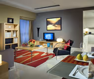 Stunning living area in Somerset Berlian Jakarta