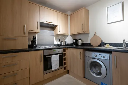 Fully equipped kitchen at Drummond Apartment