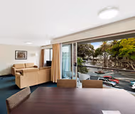 Stunning living area in Quest Manly