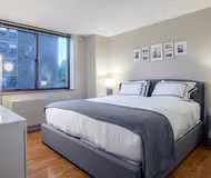 Bedroom at Upper West Side apartment