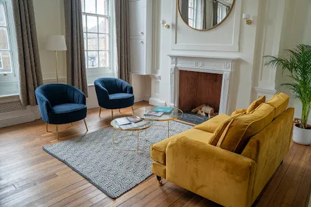 living space at Fab Insta-Worthy Loft - Whitechapel + Tube Station